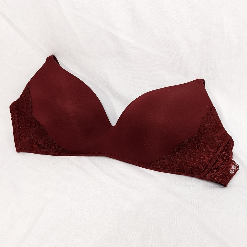 Burgundy Bra